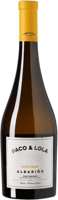 42,95 € Kostenloser Versand | Weißwein Paco & Lola Vintage Alterung D.O. Rías Baixas