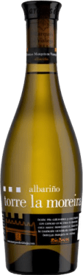 Spedizione Gratuita | Vino bianco Marqués de Vizhoja Torre la Moreira Giovane D.O. Rías Baixas Galizia Spagna Albariño Mezza Bottiglia 37 cl