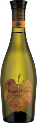 3,95 € Бесплатная доставка | Белое вино Marqués de Vizhoja Joven Галисия Испания Половина бутылки 37 cl