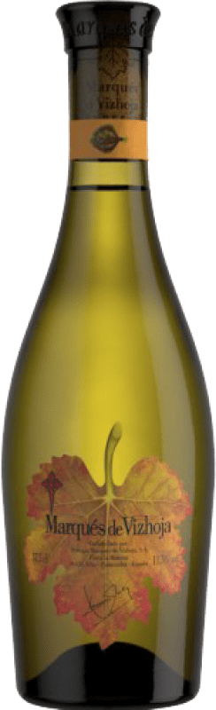 5,95 € Envio grátis | Vinho branco Marqués de Vizhoja Jovem Meia Garrafa 37 cl