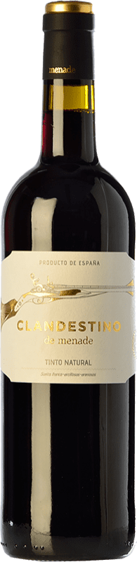 10,95 € | Красное вино Menade Clandestino I.G.P. Vino de la Tierra de Castilla y León Кастилия-Леон Испания Tempranillo 75 cl