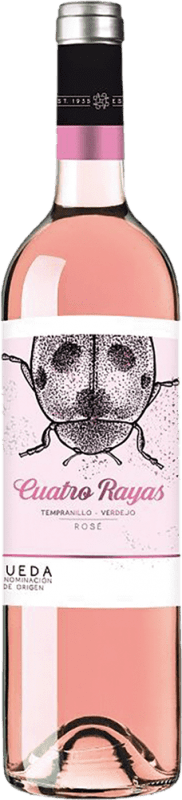 6,95 € | Rosé-Wein Cuatro Rayas Jung D.O. Rueda Kastilien und León Spanien Tempranillo 75 cl