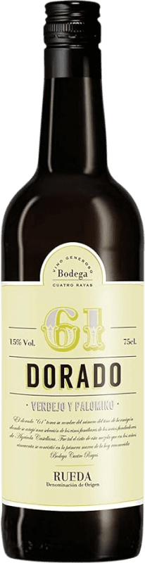 13,95 € Envoi gratuit | Vin fortifié Cuatro Rayas 61 Dorado Solera D.O. Rueda