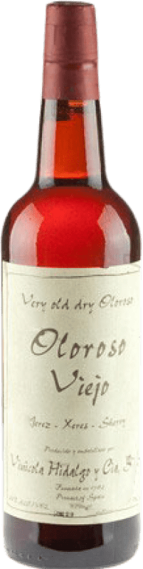 79,95 € | Vinho fortificado La Gitana Hidalgo Oloroso Viejo D.O. Jerez-Xérès-Sherry Andalucía y Extremadura Espanha Palomino Fino 75 cl