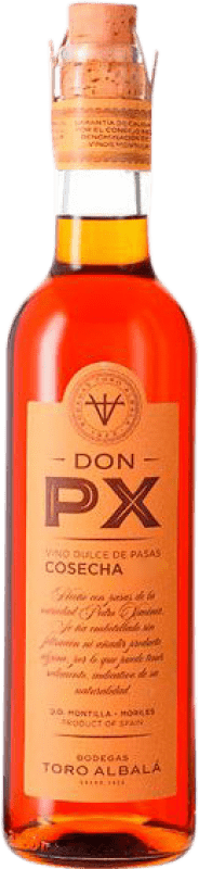 17,95 € Envío gratis | Vino Generoso Fortificado Toro Albalá Don PX D.O. Montilla-Moriles Media Botella 37 cl