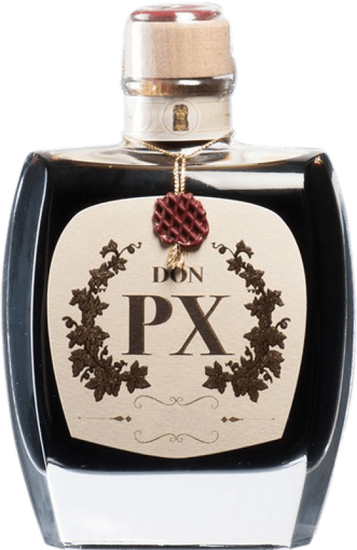 48,95 € Envío gratis | Vino Generoso Fortificado Toro Albalá Don PX 1955 D.O. Montilla-Moriles Petaca Pequeña 20 cl