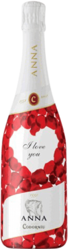 Envio grátis | Espumante branco Codorníu Anna I Love You Brut Reserva D.O. Cava Catalunha Espanha Macabeo, Xarel·lo, Chardonnay, Parellada 75 cl