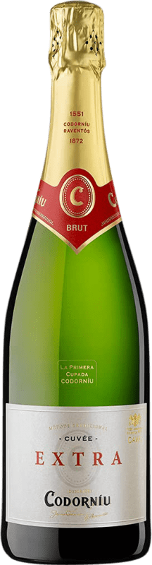 10,95 € Free Shipping | White Sparkling Wine Codorníu Extra Brut Reserve D.O. Cava