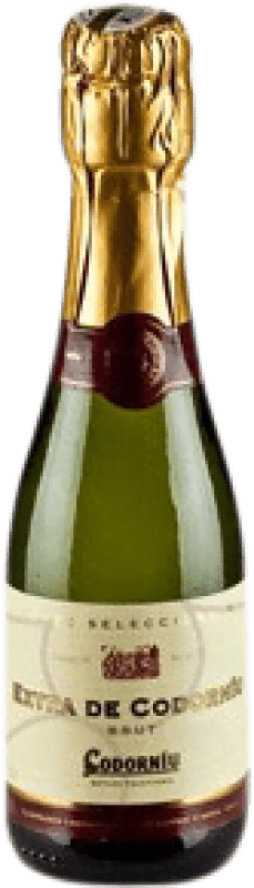 Kostenloser Versand | Weißer Sekt Codorníu Extra Extra Brut Reserve D.O. Cava Katalonien Spanien Macabeo, Xarel·lo, Chardonnay, Parellada Kleine Flasche 20 cl