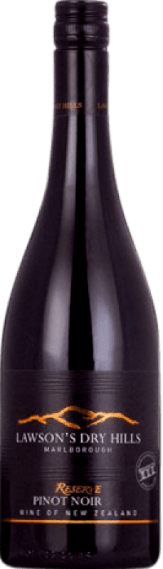 Free Shipping | Red wine Lawson's Dry Hills Reserve New Zealand Pinot Black 75 cl