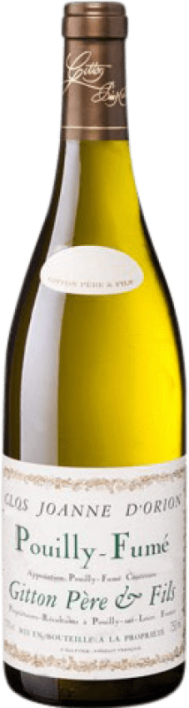 Free Shipping | White wine Gitton Clos Joanne d'Orion Aged A.O.C. Blanc-Fumé de Pouilly France Sauvignon White 75 cl