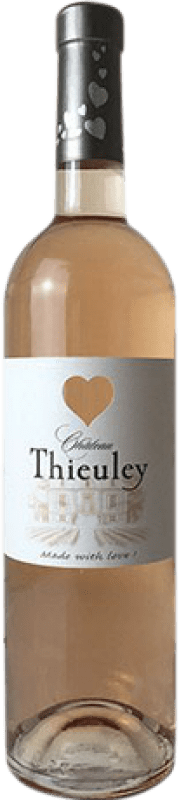 Envío gratis | Vino Rosado Château Thieuley Joven A.O.C. Bordeaux Francia Merlot, Cabernet Sauvignon, Cabernet Franc 75 cl