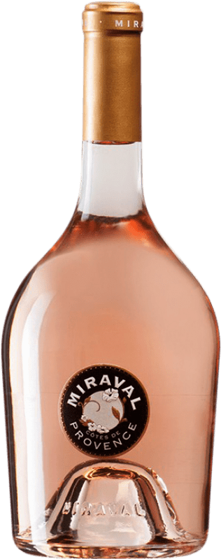 Бесплатная доставка | Розовое вино Château Miraval Rosé Молодой A.O.C. Côtes de Provence Франция Syrah, Grenache, Cinsault, Vermentino бутылка Магнум 1,5 L