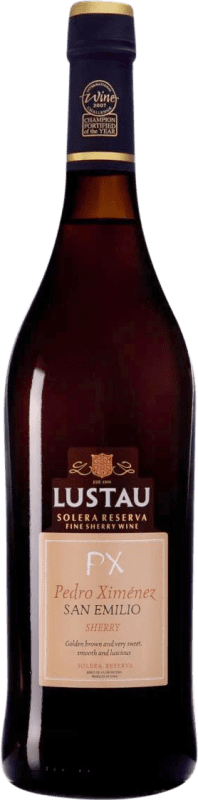 Envoi gratuit | Vin Fortifié Lustau San Emilio PX Réserve D.O. Jerez-Xérès-Sherry Andalousie Espagne Pedro Ximénez 75 cl