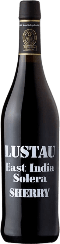 18,95 € | Vinho fortificado Lustau East India Solera D.O. Jerez-Xérès-Sherry Andaluzia Espanha Palomino Fino, Pedro Ximénez 75 cl