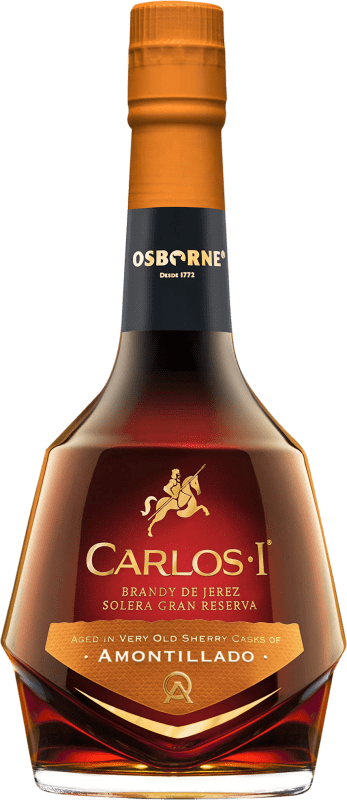 69,95 € Envio grátis | Brandy Conhaque Osborne Carlos I Amontillado