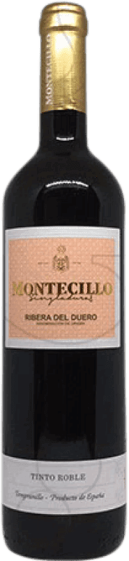 Free Shipping | Red wine Montecillo Oak D.O. Ribera del Duero Castilla y León Spain Tempranillo 75 cl