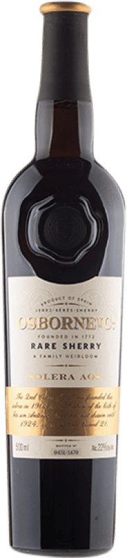 173,95 € Spedizione Gratuita | Vino Liquoroso Osborne AOS Solera, Oloroso D.O. Jerez-Xérès-Sherry Bottiglia Medium 50 cl