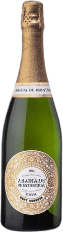Envio grátis | Espumante Branco Osborne Abadia de Montserrat Brut — Bruto Reserva D.O. Cava Catalunha Espanha Macabeo, Xarel·lo, Parellada 75 cl