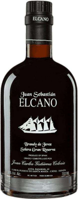 65,95 € | Brandy Conhaque Gutiérrez Colosía Juan Sebastián El Cano Espanha 70 cl