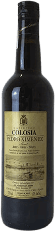 18,95 € | 强化酒 Gutiérrez Colosía PX D.O. Jerez-Xérès-Sherry Andalucía y Extremadura 西班牙 Pedro Ximénez 75 cl