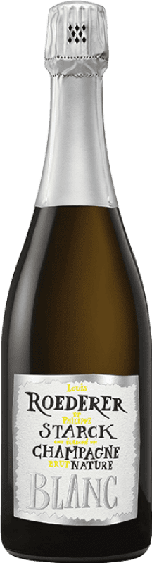 102,95 € | Espumante branco Louis Roederer Starck Brut Nature Grande Reserva A.O.C. Champagne França Pinot Preto, Chardonnay 75 cl