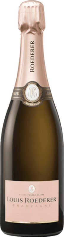 124,95 € Envoi gratuit | Vin Mousseux Rosé Louis Roederer Rosé Vintage Brut Grande Réserve A.O.C. Champagne