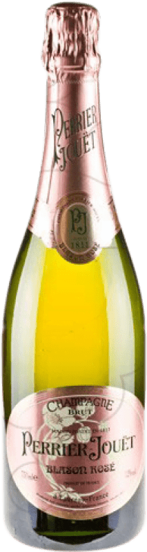 74,95 € | Espumante rosé Perrier-Jouët Blason Rose Brut Grande Reserva A.O.C. Champagne França Pinot Preto, Chardonnay 75 cl
