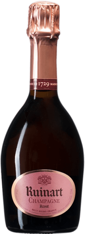 72,95 € Envoi gratuit | Rosé mousseux Ruinart Rosé Brut Grande Réserve A.O.C. Champagne Demi- Bouteille 37 cl