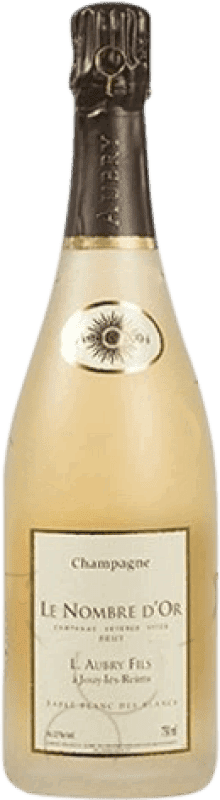 Envoi gratuit | Vin Mousseux Blanc Aubry Le Nombre d'Or Sablé Brut Cuvée, Blanc de Blancs Grande Réserve A.O.C. Champagne France Chardonnay 75 cl