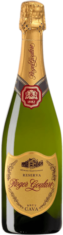 9,95 € | Vin Mousseux Blanc Roger Goulart Brut Réserve D.O. Cava Catalogne Espagne Macabeo — Macabeu, Xarel·lo, Chardonnay, Parellada 75 cl