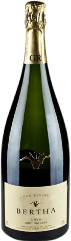 42,95 € | White Sparkling Wine Bertha Brut Nature Grand Reserve D.O. Cava Catalonia Spain Macabeo, Xarel·lo, Parellada Magnum Bottle 1,5 L