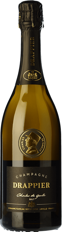 69,95 € Free Shipping | White sparkling Drappier Charles de Gaulle Brut Grand Reserve A.O.C. Champagne
