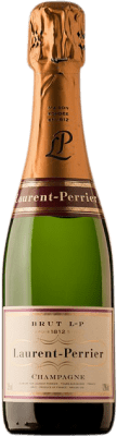 Бесплатная доставка | Белое игристое Laurent Perrier брют Гранд Резерв A.O.C. Champagne Франция Pinot Black, Chardonnay, Pinot Meunier Половина бутылки 37 cl