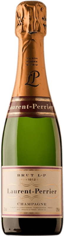 Free Shipping | White sparkling Laurent Perrier Brut Grand Reserve A.O.C. Champagne France Pinot Black, Chardonnay, Pinot Meunier Half Bottle 37 cl
