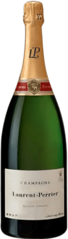139,95 € Бесплатная доставка | Белое игристое вино Laurent Perrier брют Гранд Резерв A.O.C. Champagne бутылка Магнум 1,5 L