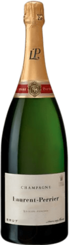 Free Shipping | White sparkling Laurent Perrier Brut Grand Reserve A.O.C. Champagne France Pinot Black, Chardonnay, Pinot Meunier Magnum Bottle 1,5 L