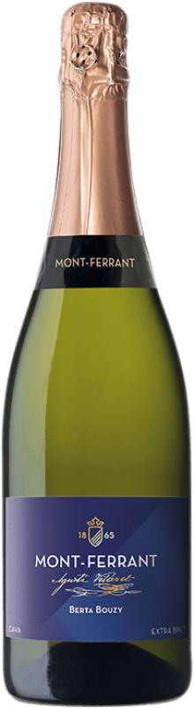 Envío gratis | Espumoso blanco Mont-Ferrant Berta Bouzy Brut Reserva D.O. Cava Cataluña España Macabeo, Xarel·lo, Chardonnay, Parellada 75 cl