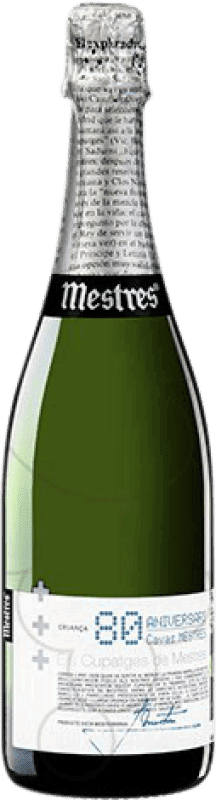16,95 € Envio grátis | Espumante branco Mestres 80 Aniversari Coupatge Brut Reserva D.O. Cava