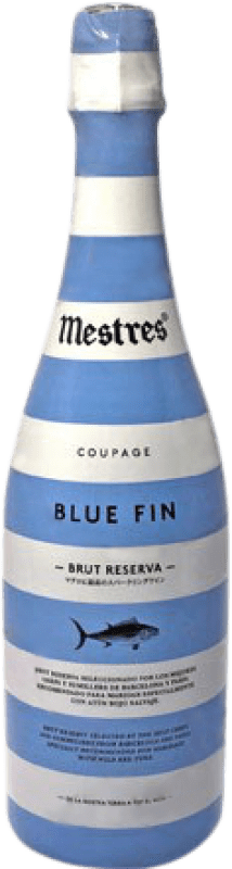 22,95 € Envio grátis | Espumante branco Mestres Blue Fin Brut Grande Reserva D.O. Cava