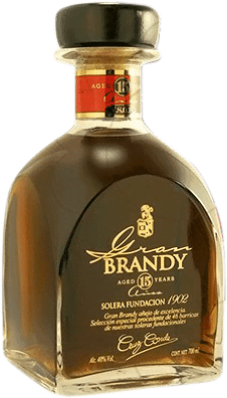 37,95 € | Brandy Cruz Conde Gran Cruz Espagne 70 cl