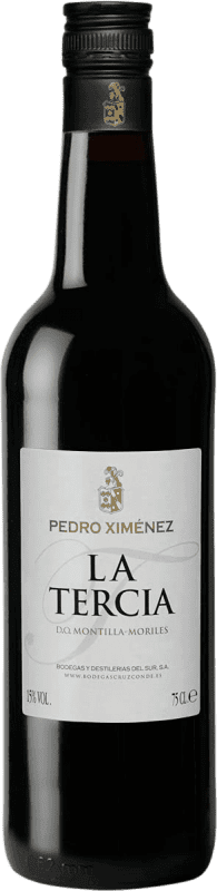 6,95 € Spedizione Gratuita | Vino Liquoroso Cruz Conde Tercia Fino D.O. Montilla-Moriles