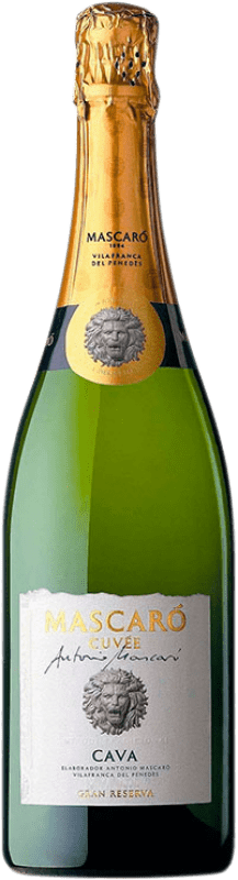 31,95 € Envio grátis | Espumante branco Mascaró Antonio Cuvée Brut Grande Reserva D.O. Cava