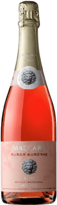 9,95 € Бесплатная доставка | Розовое игристое вино Mascaró Rubor Aurorae брют Резерв D.O. Cava