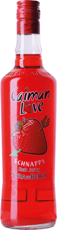 Envio grátis | Schnapps Antonio Nadal Caiman Love Espanha 70 cl Strawberry — Morango