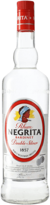 Rum Bardinet Negrita Silver — Edizione Argento, Double Cask — Doppia Botte, Blanco — Bianco 1 L
