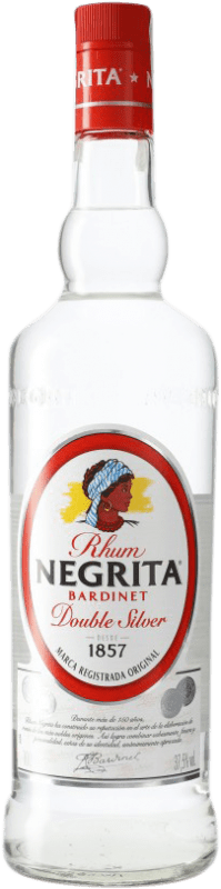 17,95 € Spedizione Gratuita | Rum Bardinet Negrita Silver — Edizione Argento, Double Cask — Doppia Botte, Blanco — Bianco