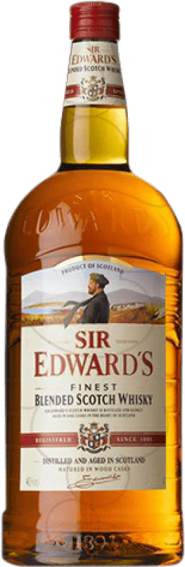 52,95 € Envío gratis | Whisky Blended Bardinet Sir Edward's Botella Especial 2 L