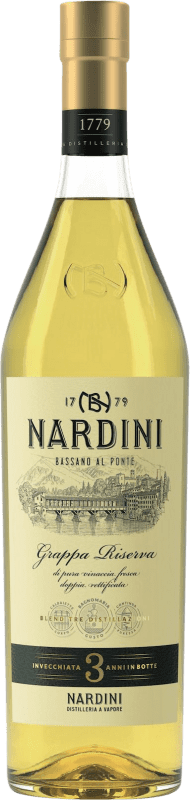 Free Shipping | Grappa Bortolo Nardini Reserve Italy 70 cl