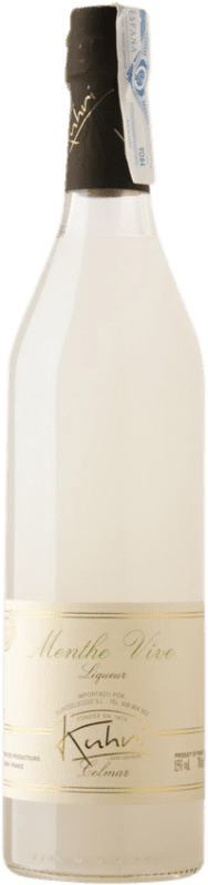 Spedizione Gratuita | Liquore Infuso Kuhri Menthe Vive Licor Macerado Francia 70 cl